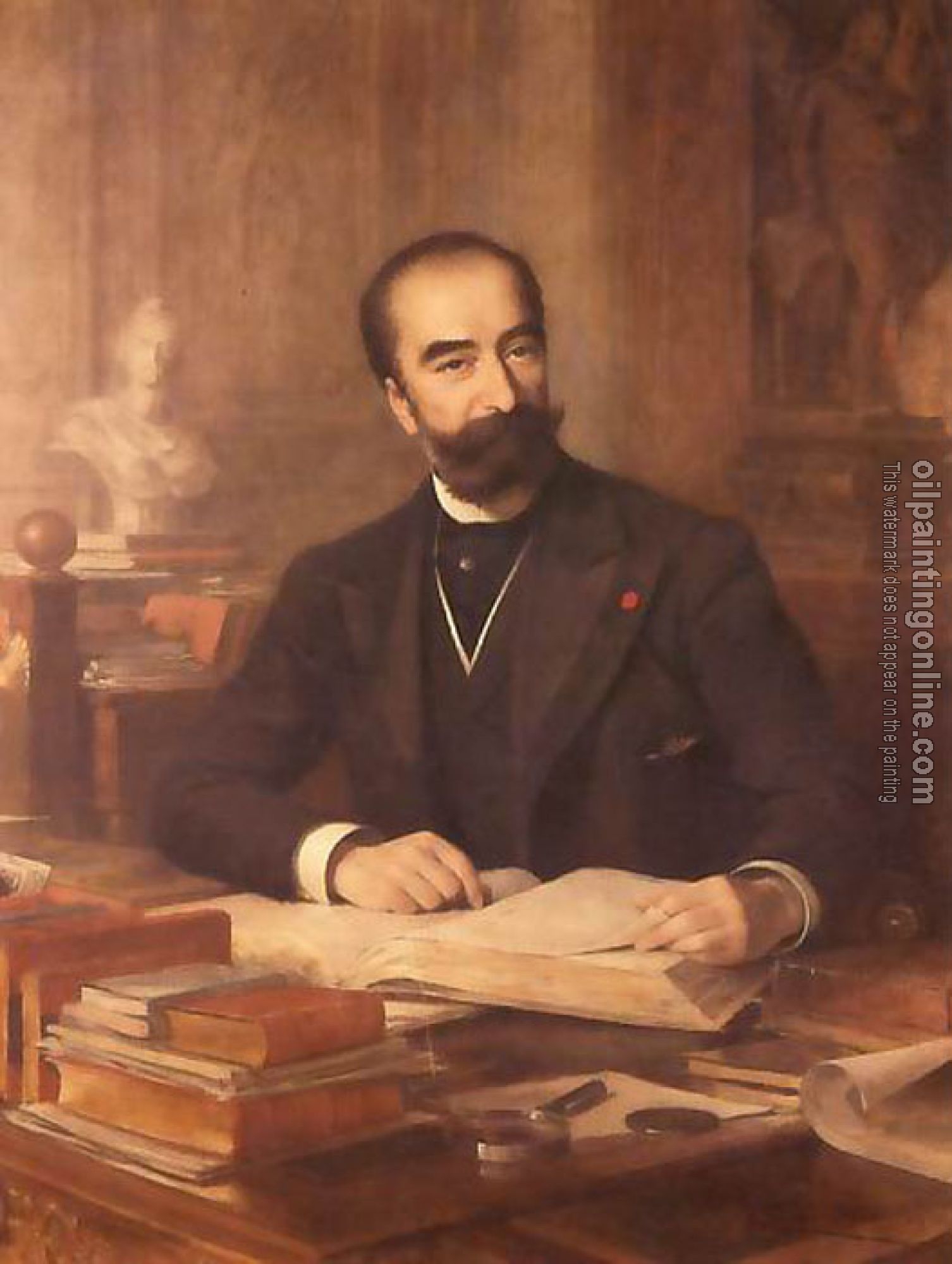 Theobald Chartran - Portrait de Sadi Carnot